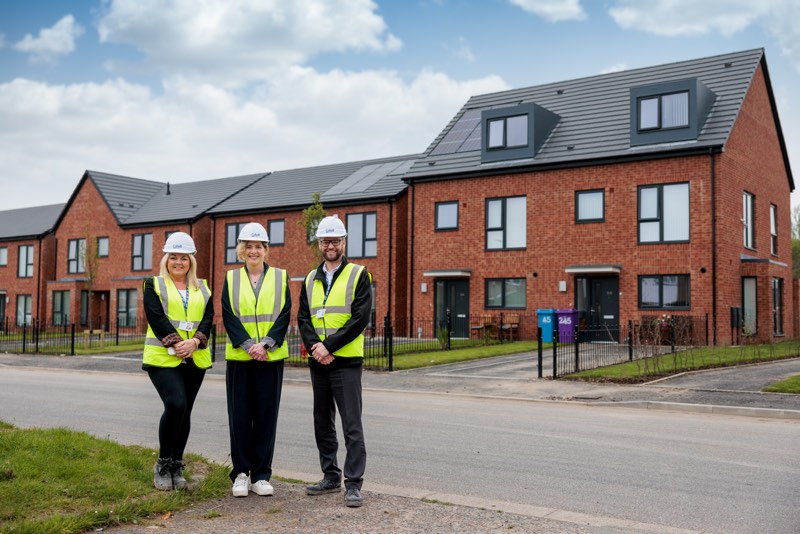 The Beyond Team at a new development